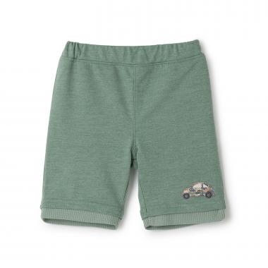 リバティアップリケカットハーフパンツ