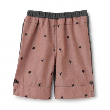 星柄ダンガリーハーフパンツ