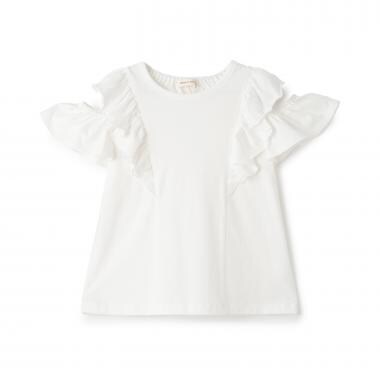 オフショルフリルＴシャツ