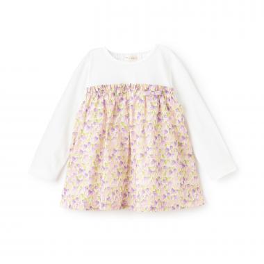 花柄長袖チュニック