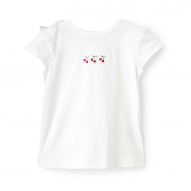 チェリー刺しゅう半袖Tシャツ