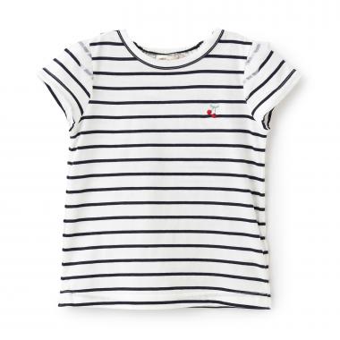 チェリー刺しゅう半袖Tシャツ