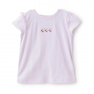 チェリー刺しゅう半袖Tシャツ