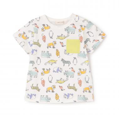 アニマル総柄Tシャツ