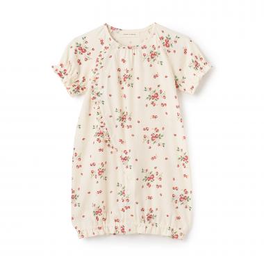 オーガニック野イチゴ半袖2WAYオール【日本製】