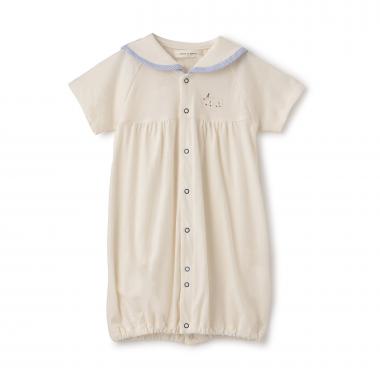 オーガニックセーラー半袖2WAYオール