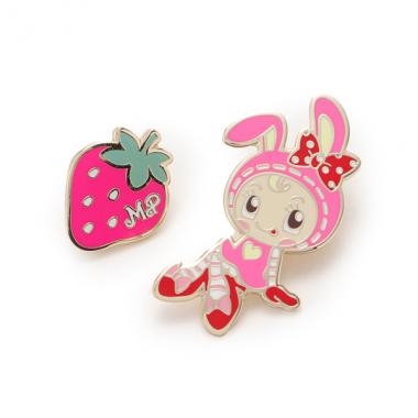 アソートピンバッジセット【ブルーベリエちゃん】【ベリエちゃん】