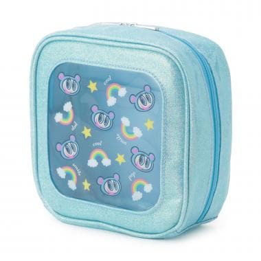 スクエアきらきらポーチ【ベリエちゃん】【ブルーベリエちゃん】【デビリーちゃん】【ナカムラくん】