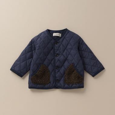 抗菌 はっ水 中わたキルトジャケット