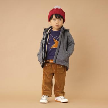 3WAY裏毛ボアブルゾン