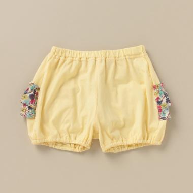 UVケア 小花柄フリルブルマ