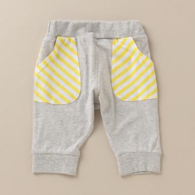 ボーダーポケット7分丈パンツ