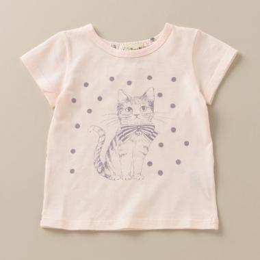 リボンcat半袖Tシャツ