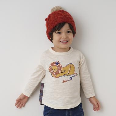 のんびりライオンTシャツ