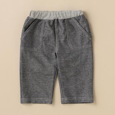 ニットデニム7分丈パンツ