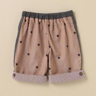 星柄ダンガリーハーフパンツ