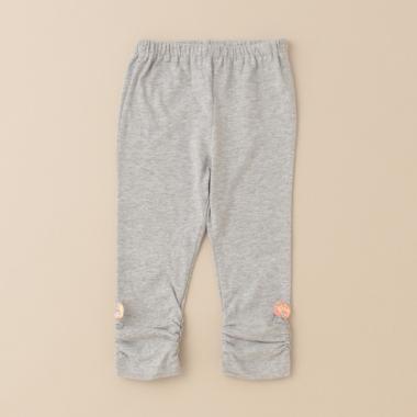 9分丈小花リボンレギンス