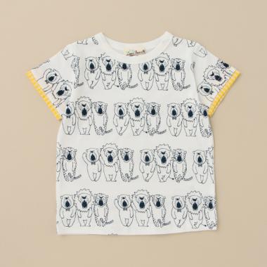 さんびき総柄半袖Tシャツ