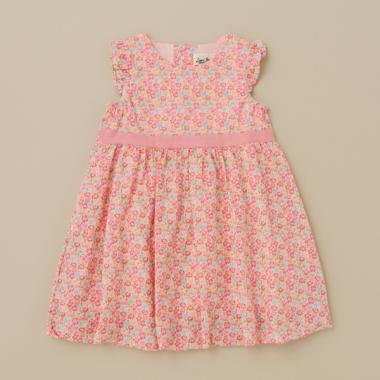 小花柄バルーンワンピース