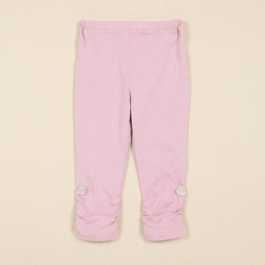 9分丈小花リボンレギンス