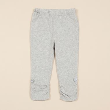 9分丈小花リボンレギンス