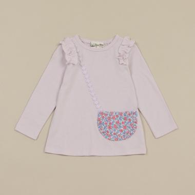 ポシェット長袖Tシャツ