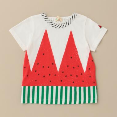 スイカプリントTシャツ