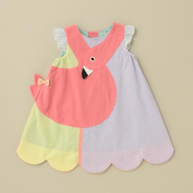 フラミンゴワンピース