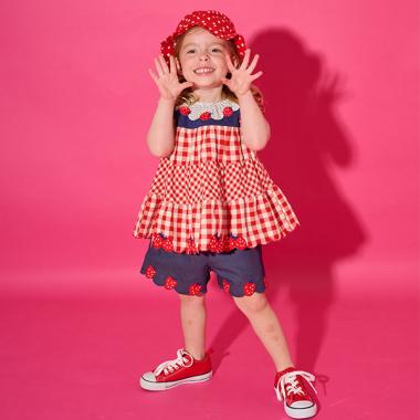 いちごショートパンツ