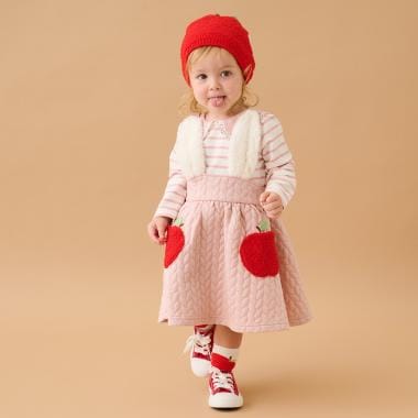 りんごポケットジャンパースカート