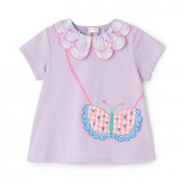 ちょうちょポシェットTシャツ