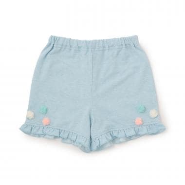 チュールポンポンショートパンツ