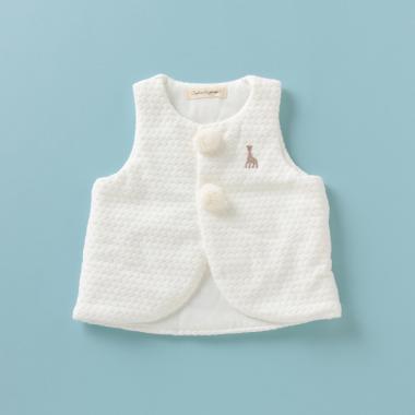 水玉ベロアべスト【日本製】