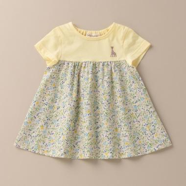 小花柄フリルチュニック【日本製】