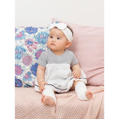 マリンボーダーフレアショートオール【日本製】