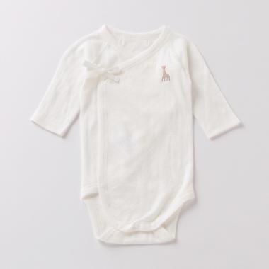 ふんわり長袖ボディスーツ 【日本製】