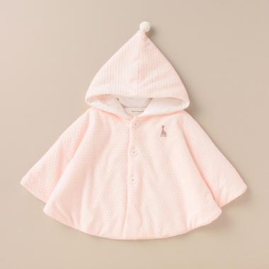 水玉ベロアマント【日本製】