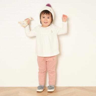 ストレッチニットロングパンツ【日本製】