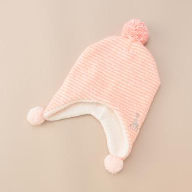 マシュマロボーダーウィンターキャップ【日本製】