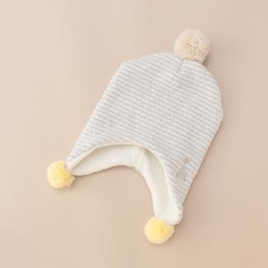 マシュマロボーダーウィンターキャップ【日本製】