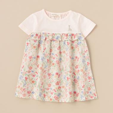 ボタニカルフラワーチュニック【日本製】