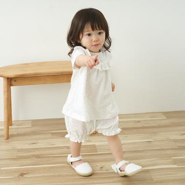 スターダストフリルベビースーツ【日本製】