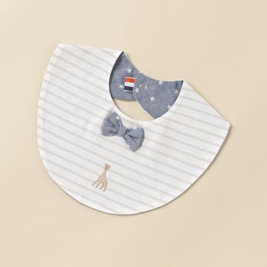 蝶ネクタイ衿風スタイ【日本製】