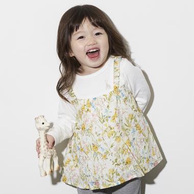 花柄チュニック【日本製】