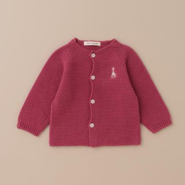 ガーター編みカーディガン【日本製】