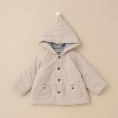 パウダー起毛中わたコート【日本製】