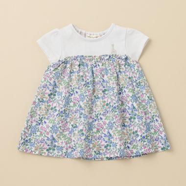 小花柄チュニック【日本製】