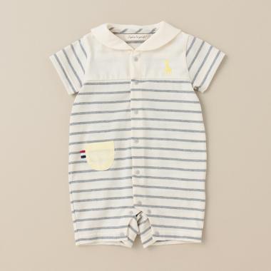 ボーダーセーラーショートオール【日本製】