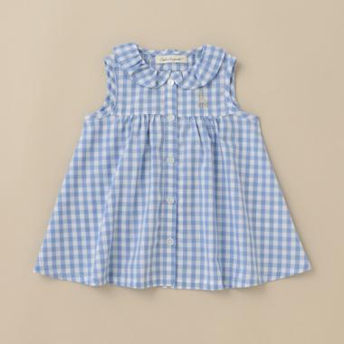 ギンガムチュニック【日本製】