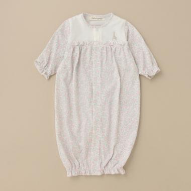 花柄プリント2WAYオール【日本製】